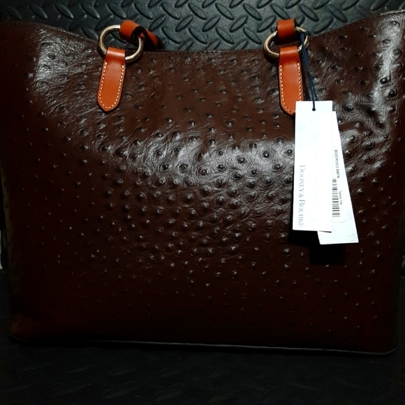 DOONEY & BOURKE Embossed Ostrich Print Tammy Tote